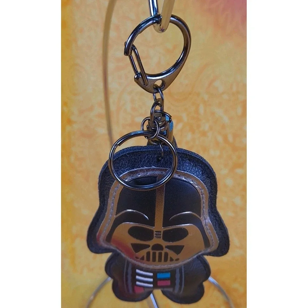 Lucas Film Darth Vader Leather Plush Keyring Keychain 4